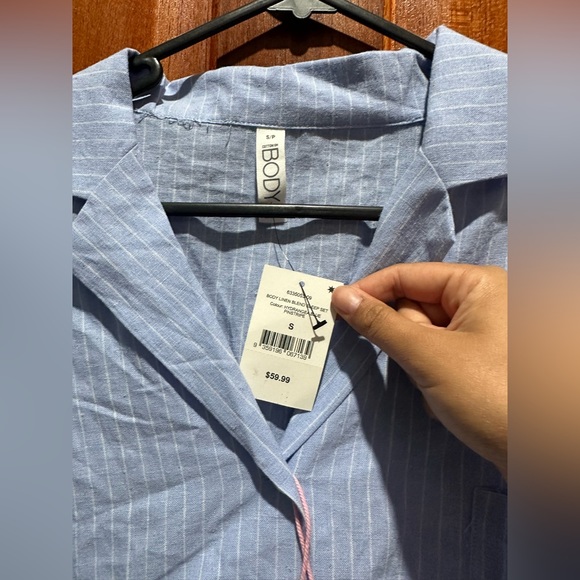 BODY LINEN BLEND SLEEP SET - Picture 2 of 3